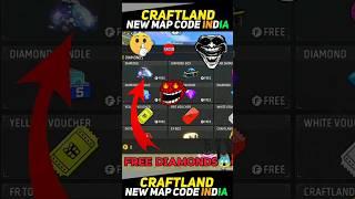 FREE DIAMONDS  MAP CODE  IN FREE FIRE | CRAFTLAND CODE #trending#freefire#freediamond