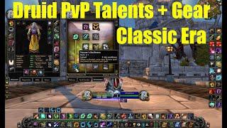 Druid PvP Talents + Gear GUIDE - Classic Era - Morphious - EXPLAINED IN DETAIL - World of Warcraft