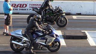 Sport bikes racing - H2 Ninja vs Hayabusa, R1 vs Aprilia, H2R vs Ducati