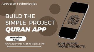 Build The Simple Project  | Quran App  | Android Project | Appverse Technologies