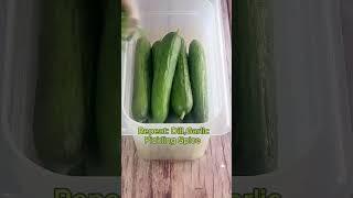 HALF-SOUR PICKLES IN 3 DAYS! #shortvideo #shorts #shortrecipe #pickles #halfsour #nastassjacancook