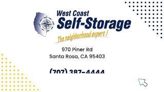 Storage Units in Santa Rosa, CA on Piner Rd - West Coast Self-Storage