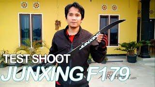 Test shoot Junxing f179 recuve bow hunting