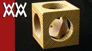 Mystery Cube-in-a-Cube Puzzle Woodworking Project