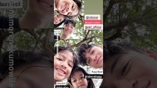 Rasya lagi foto bareng Rasya & Naura kecil #shorts