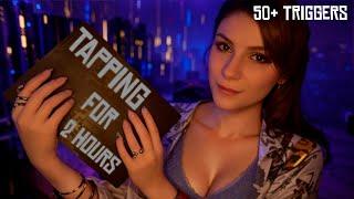 ASMR Tapping 2 Hours, 50+ Triggers  No Talking, Compilation