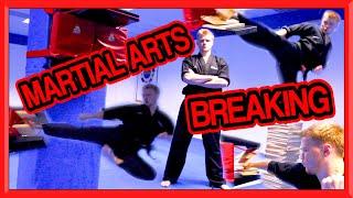 Taekwondo Breaking Session | Kicking & Hand Techniques | Ginger Ninja Trickster