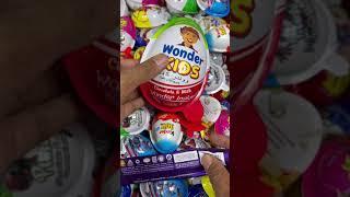 100 Yummy Kinder Surprise Egg Toys Opening - A Lot Of Kinder Joy Chocolate ASMR