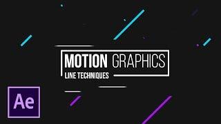 4 Line Shape Motion Graphics Tricks For Titles in After Effects