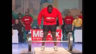 Mark Henry en el Arnold Strongman Classic 2002 -- Barra de Apollon