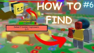 HOW TO FIND GOLDEN COGMOWERS FAST! - Bee Swarm Simulator Episode 6