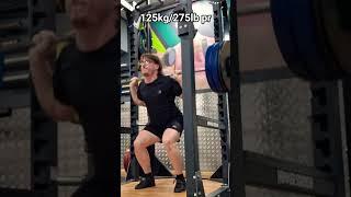 Atg Squat Pr 125kg/275lb x5