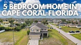 NEW LISTING! HUGE 5 Bedroom Home in Cape Coral | 2718 SW 18th Place