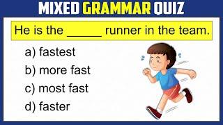 Mixed English Grammar test: Can You Score 10/10 In This Quiz? #challenge 15