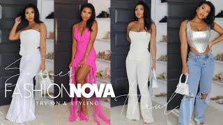 SUMMER FASHION NOVA -TRY ON - HAUL 2023 | (GIVEAWAY!! Sets, 2000s Fashion) #fashionnova #tryonhaul