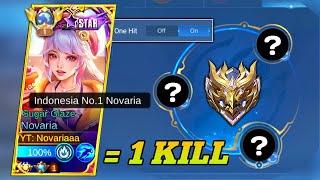 MY NOVARIA ONE HIT BUILD & EMBLEM 2024 AUTO WIN RANKED! | TOP 1 NOVARIA BUILD & EMBLEM