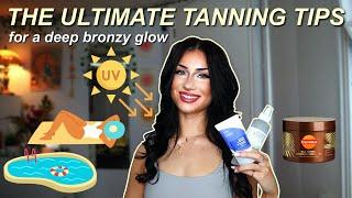 TOP 5 TANNING TIPS for a Deep, Gorgeous Summer Tan | Ultimate Sun Tanning Guide for Beginners