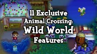 11 Exclusive Animal Crossing: Wild World Features