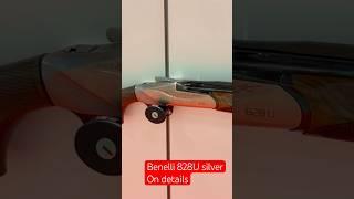 Benelli 828U silver on details