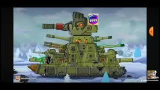 rank up tank animation [kb44m02 vs vk44]||cartoon about tanks