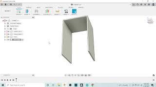 Make a simple parametric cabinet in Fusion 360