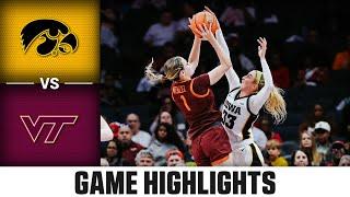 Iowa vs. Virginia Tech Game Highlights | 2024-25 ACC Women’s Basketball