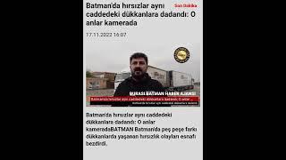 BURASI BATMAN HABER AJANSI - Son Dakika