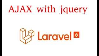 Laravel 6 tutorial #36 ajax with jquery