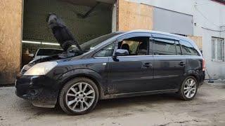 Opel Zafira B A17DTR бурлит расширительный бачок гонит газы выгоняет антифриз с бачка