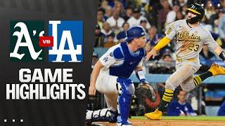 A's vs. Dodgers Game Highlights (5/14/25) | MLB Highlights