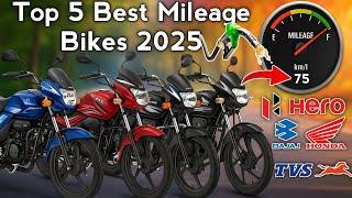 Top 5 Best Mileage Bikes in India 2025 ️ | ₹90K to ₹1 Lakh On-Road Price | Tamil Review