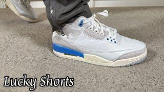 Air Jordan 3 Lucky Shorts Review& On foot