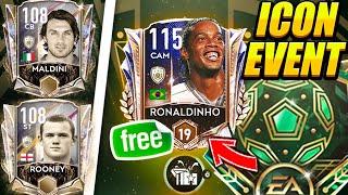 HOW TO GET 115 RONALDINHO FOR FREE! NEW SPOTLIGHT ICON EVENT! GET 6 PRIME ICONS FOR FREE! F2P GUIDE!