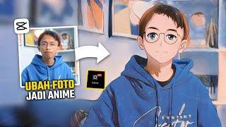 Cara Edit Foto Menjadi Anime (no ribet) | CAPCUT TUTORIAL #1