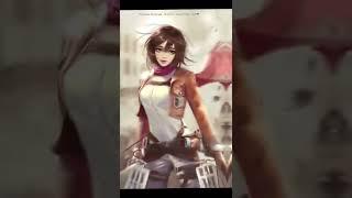 anime vs manga vs fanart vs corsplay mikasa akerman