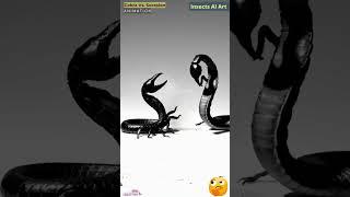 Scorpion and Cobra Fight Animation | Insects AI Art | 07