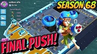 Warship Season 68 Final Attacks/ Boombeach Gameplay