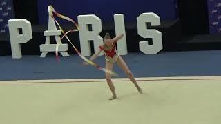 Yseult ZAVAGNO ruban - 2025 Championnats de France Junior AA