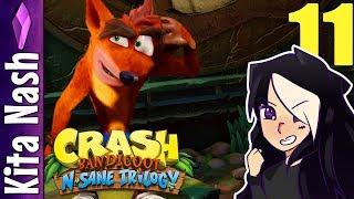 Crash Bandicoot N Sane Trilogy WARPED Gameplay: RED/PURPLE/BLUE GEM PATHS |Part 11| 105% Walkthrough