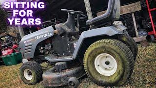 RIDING MOWER ABANDONED FOR YEARS | Let's Fix It Up