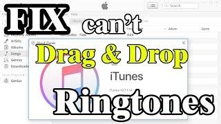 𝑵𝑬𝑾 | FIX Can't Drag and Drop Ringtones to iTunes