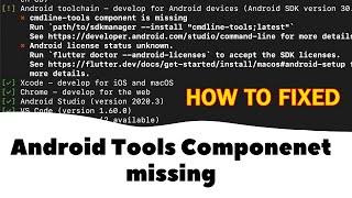 cmdline-tools installing | Android Tools Component missing | How To Solve | For Windows