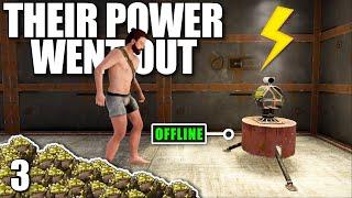 I WENT DEEP ON THIS CLAN WHEN THEIR POWER SHUT OFF | Solo Rust