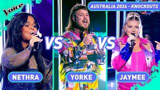 Jaymee & Nethra & Yorke Full Knockouts Performances | The Voice Australia 2024