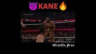 BIG E scared from  KANE || KANE'S ATTITUDE  || #shorts #youtubeshorts #kane #wwe