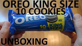 Unboxing Oreo King Size 10 Cookies Pack