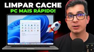 Como limpar TODO o CACHE e LIXO do Windows 11 e Windows 10 (maneira fácil)