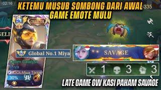 KETEMU MUSUH SOMBONG DARI AWAL GAME UDAH TENGIL! LATE GAME GW BUKTIKAN PAKAI SAVAGE! - MLBB