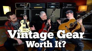 Is Vintage Gear Worth The Money? A Look at Gibson, Fender & PRS