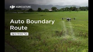 Auto Boundary Route | DJI Agras Drone Tips